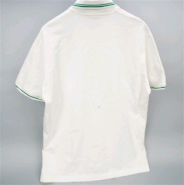 Áo thun GG trắng viền xanh lá (BQ) KG+