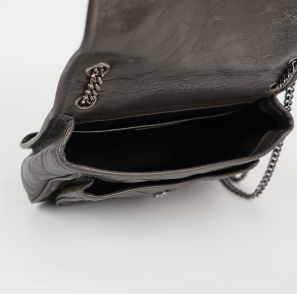 Túi YSL màu xám đậm (PLB5330371119) sz22 (HC) +