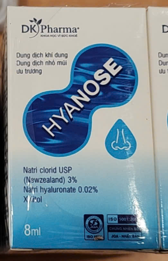 Dung dịch nhỏ mũi ưu trương Hyanose 8ml - Dược Khoa
