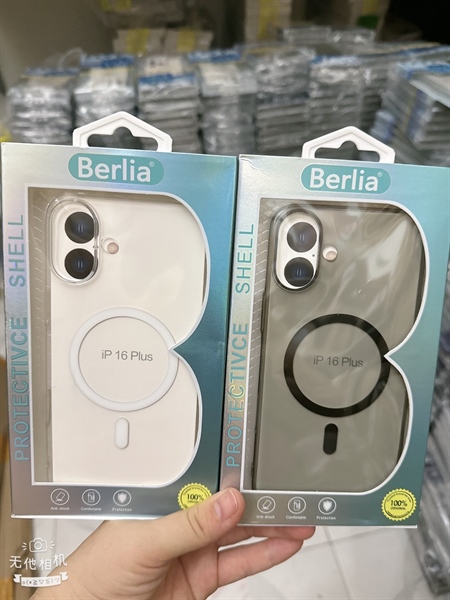 Ốp iPHONE 16 6.1 Likgus trong suốt mềm/Viền màu/ Berlia