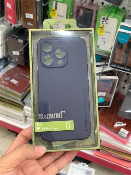 Ốp iPHONE 15 Pro 6.1 MEMUMI lụa