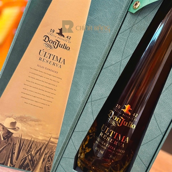 Don Jullo Ultima Reserva Tequila Extra Anejo 750 ml - hình mô tả 2