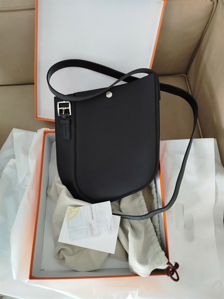 Túi Hermes đen (TB) +