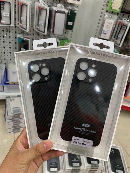 Ốp X-LEVEL Cacbon mỏng iPHONE 16 Pro Max 6.9