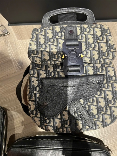 Túi Dior đeo chéo xám (BQ) KG+