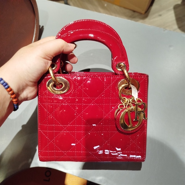 Túi Dior lady đỏ size mini (TB)+