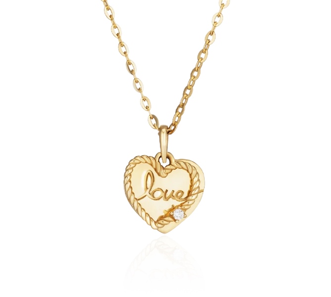 10-613 Dây chuyền vàng nữ 10k