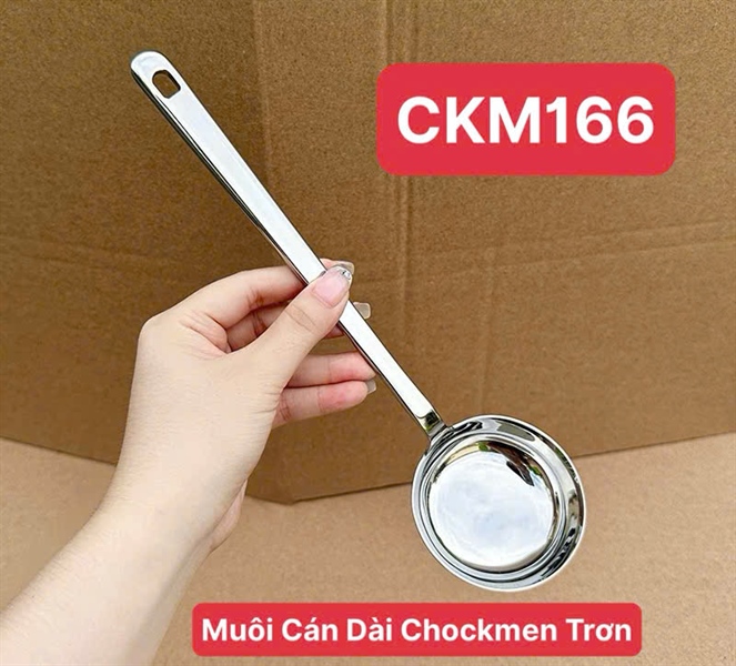 S95 - C166 Muôi Cán Dài Chockmen Trơn 26x7.2cm CKM-AL166PS [T240]
