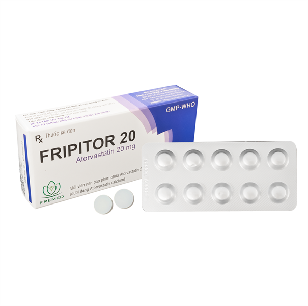 FRIPITOR 20 ATORVASTATIN 20MG (H/30V) FREMED-duoc-ban-tai-DomedPharma