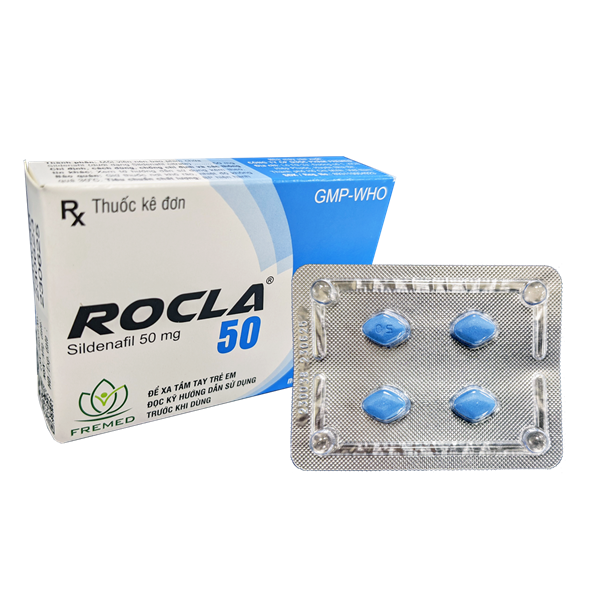 ROCLA 50 SIDENADIL 50MG (H/4V) FREMED-duoc-ban-tai-DomedPharma