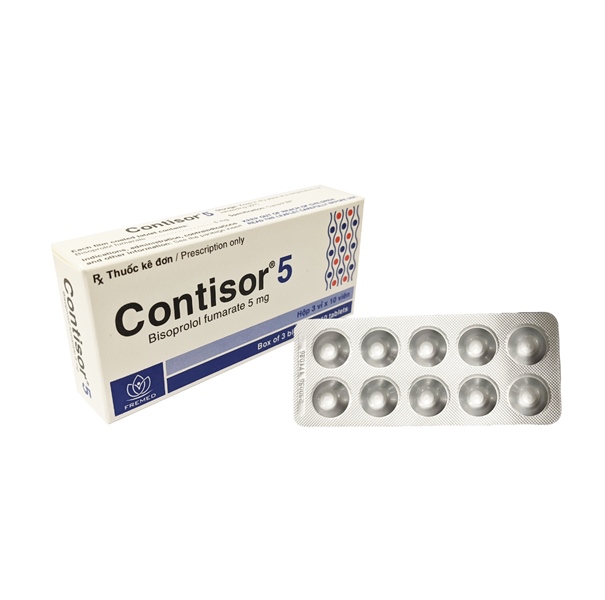 CONTISOR 5 BISOPROLOL 5MG (H/30V) FREMED-duoc-ban-tai-DomedPharma