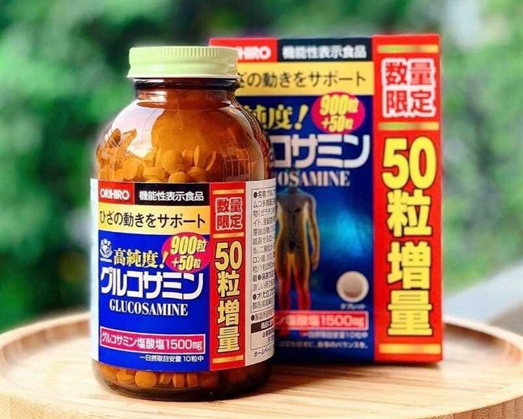 Viên uống bổ xương khớp Glucosamine Orihiro Nhật Bản 950viên