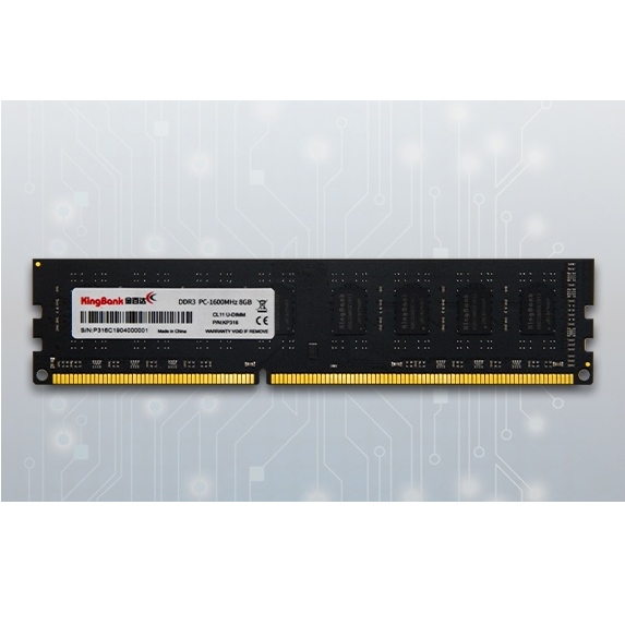 Ram PC DDR3 KingBank 8GB 1600MHz (không tản)