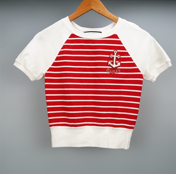 Áo thun GG sọc đỏ (BQ) KG+