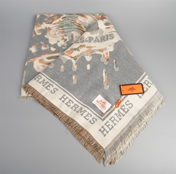 Khăn Hermes xanh ++