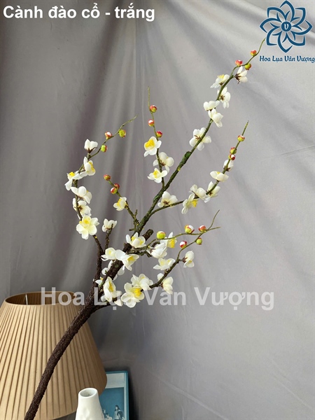 Cành đào cổ - Hoa cành dài - Hoa Lụa Vân Vượng