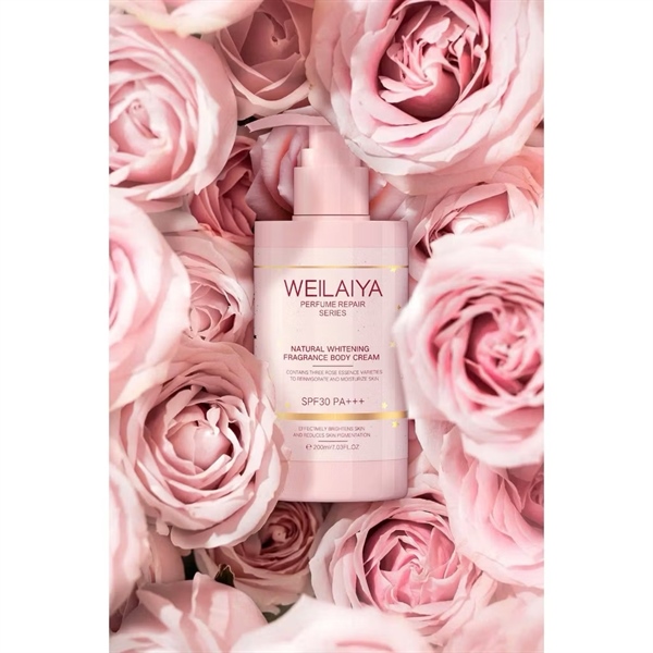 Kem Body Nâng Tone Hoa Hồng Weilaiya 200ml - Kích Trắng, Nâng Tone, Chống nắng SPF30 PA+++ |A10