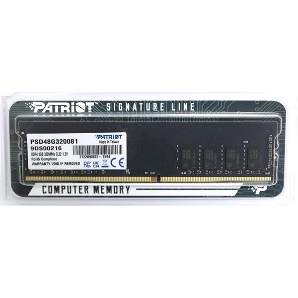RAM PC DDR4 Patriot 8GB 3200MHz không tản