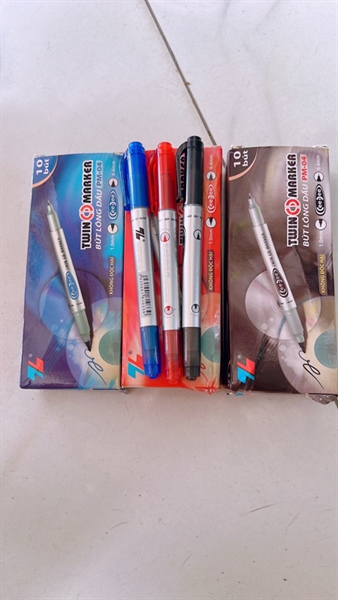 Bút lông dầu PM04 nhỏ xanh, đỏ, đen