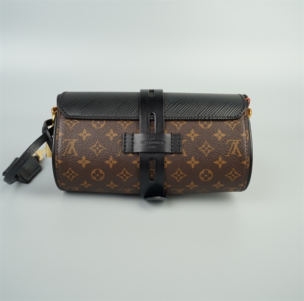 Túi LV Glasses Case Black hoa nâu kèm ổ + chìa sz18 (TB) +