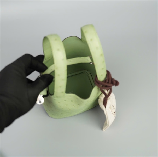 Túi Hermes xanh mint size 12 (HC) +