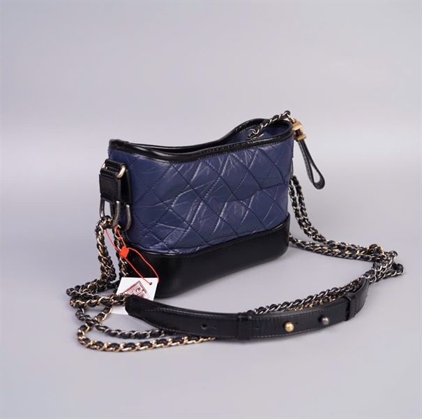 Túi Chanel Gab xanh đen size 18 (TB) +