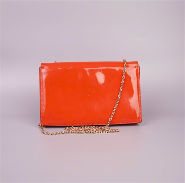 Túi Salvatove màu cam lòng đỏ đậm +