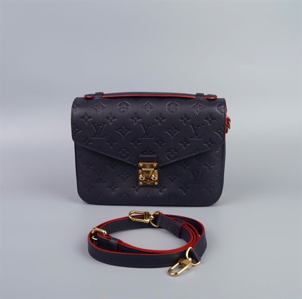 Túi LV mestis hoa xanh đen size 24 (HC) +