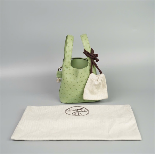 Túi Hermes xanh mint size 12 (HC) +
