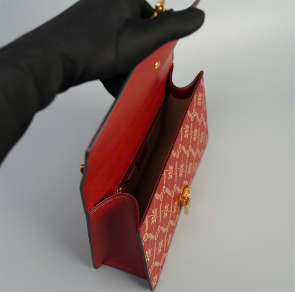 Túi GG Sylvie đỏ (F032512584) size 26 (TB)+