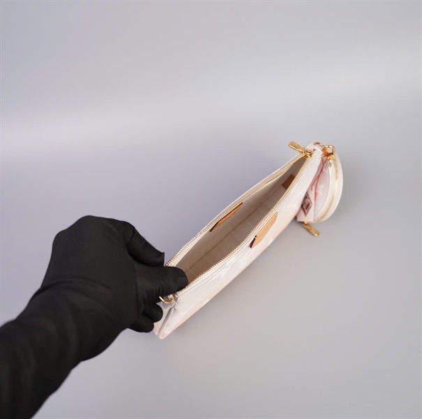 Túi LV hoa trắng nude size 23 kèm ví tròn (TB) +