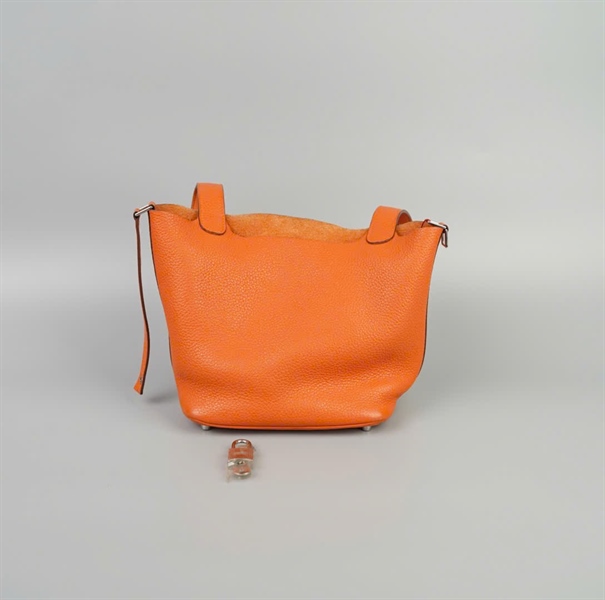 Túi Hermes cam size 18 (HC) +