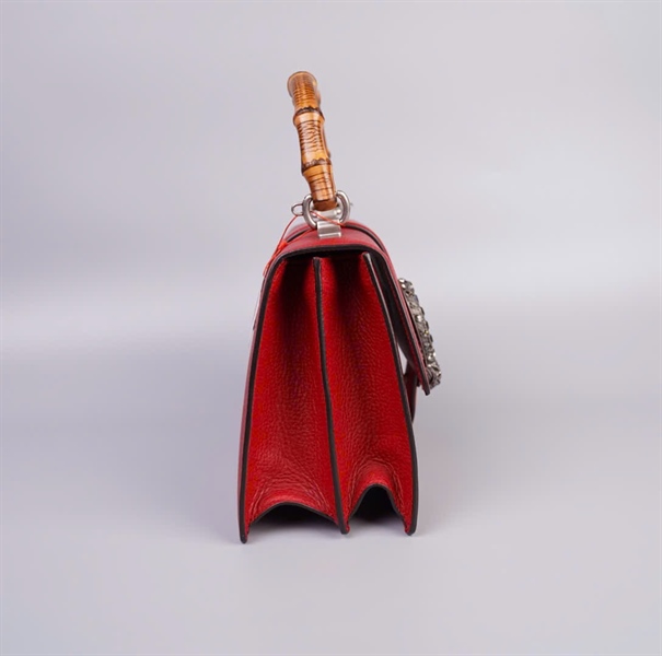 Túi GG Dionysus đầu rồng đỏ quai trúc size 26 (TB) +