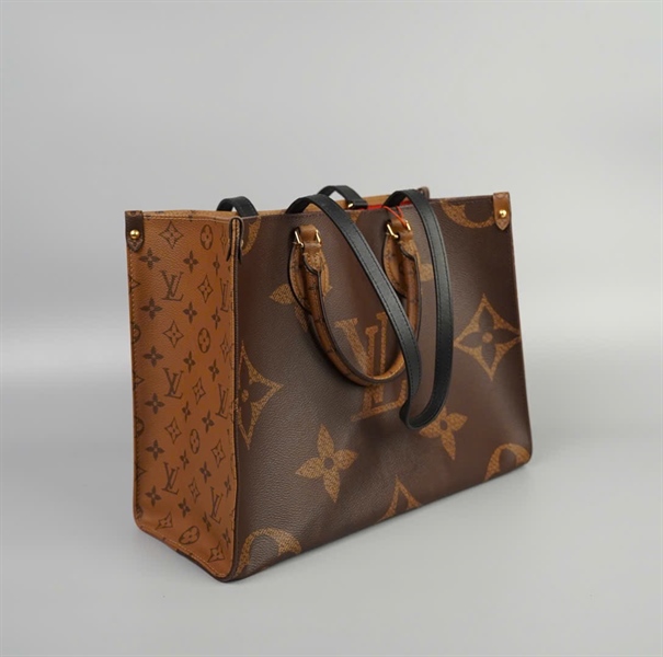 Túi LV onthego hoa nâu size 34 (LM4220) (HC) +