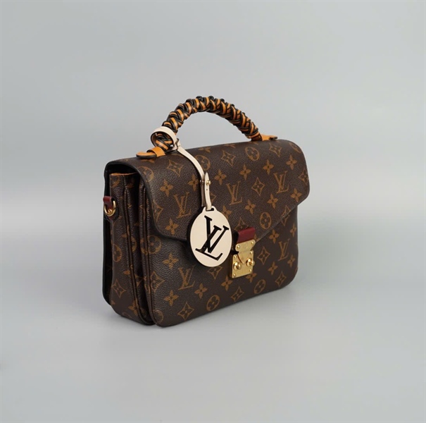 Túi LV metis hoa nâu quai đan chéo (HC) size 24 +