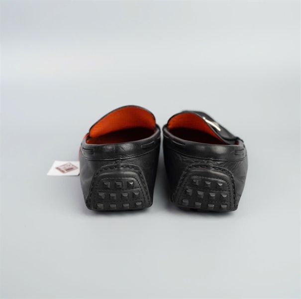 Giày Hermes loafer đen - B (HP-413) KG+