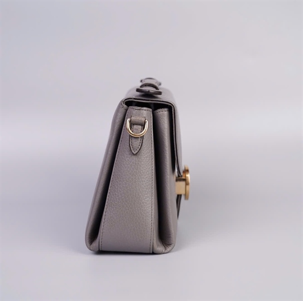 Túi GG màu xám size 24 (TB) +