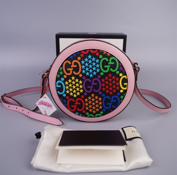 Túi GG tròn hồng size 18 KG+