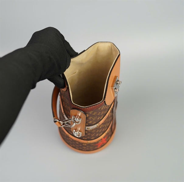 Túi LV Dufle trunk hoa nâu size 12 (HC) +