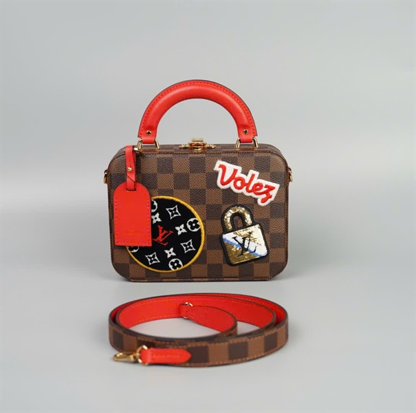 Túi LV Damier ô vuông nâu (TB) +