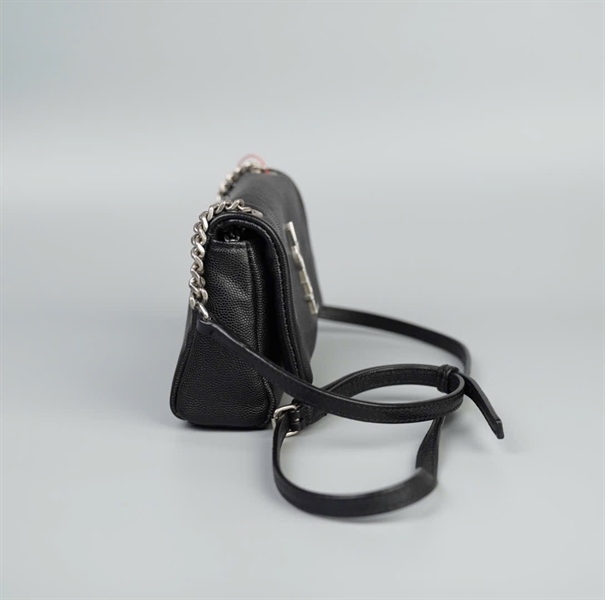 Túi YSL đen size 17 (TB) +