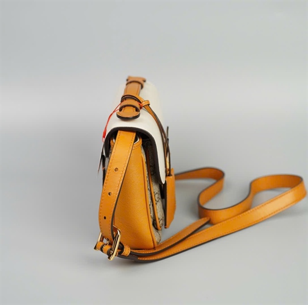 Túi GG xám phối vàng trắng size 20 (TB) +