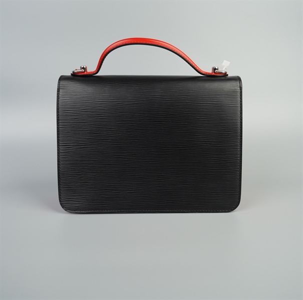 Túi LV Neo Monceau đen viền đỏ stap xanh dương size 25 (TB) +