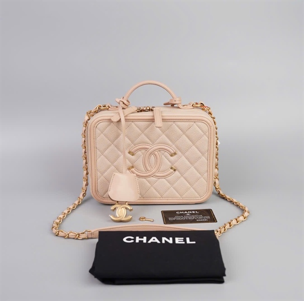 Túi Chanel vanity màu nude size 20 - 27317211 (HC) +