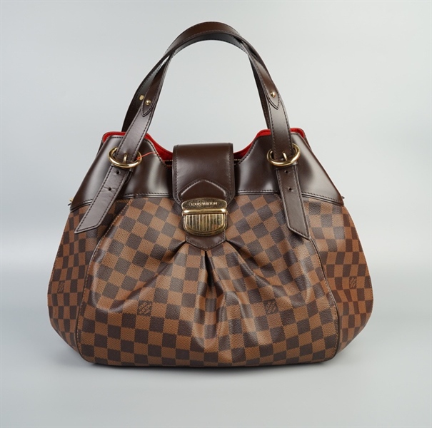 Túi LV ô vuông nâu khóa vàng size 40 (TB) +