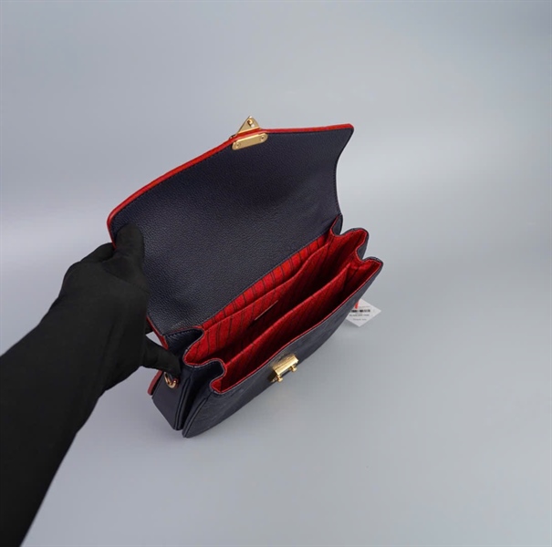 Túi LV mestis hoa xanh đen size 24 (HC) +