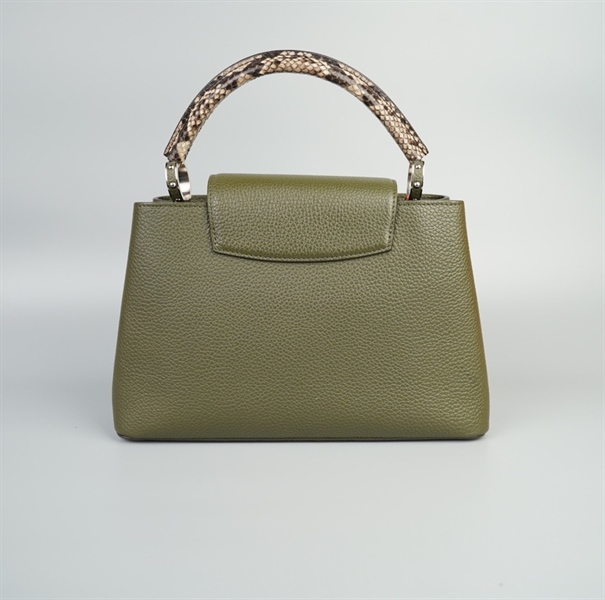 Túi LV Capu xanh rêu quai trăn size 30 (TB) +