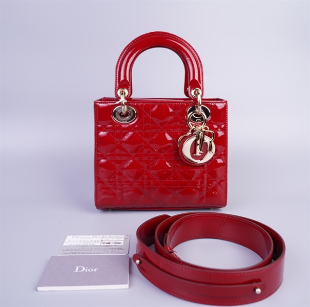 Túi Dior Lady đỏ size S (TB)+