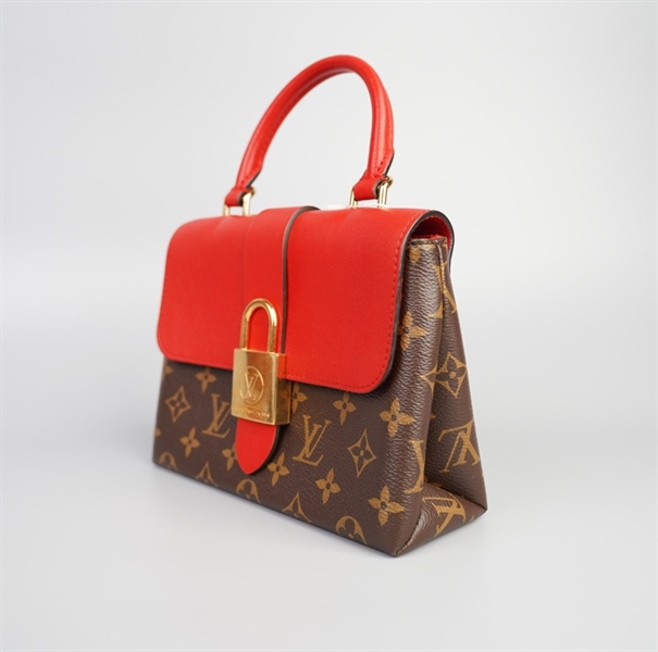 Túi LV hoa nâu lòng đỏ (LN) +