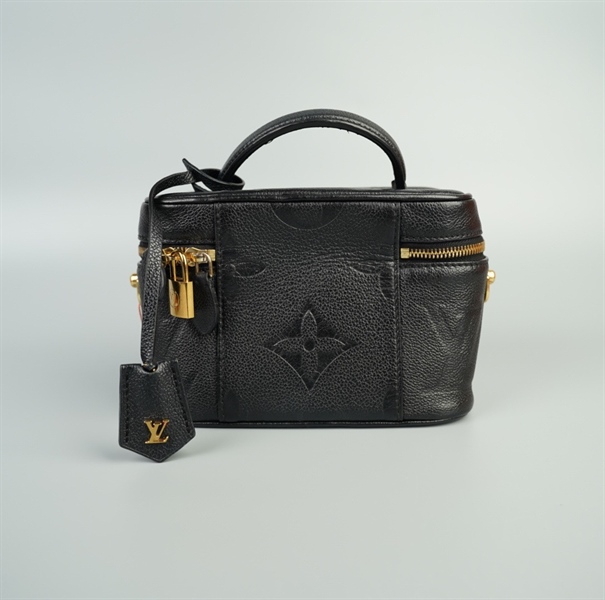 Túi LV vanity hoa đen size 20 (TB)+